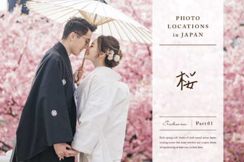 【2026年春】在日本櫻花下許下誓言。櫻花婚紗攝影的花期、人氣拍攝地與預約指南完整版